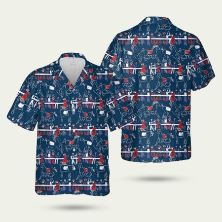 Kentucky Derby Horse Race Chibi Pattern Hawaiian Shirt