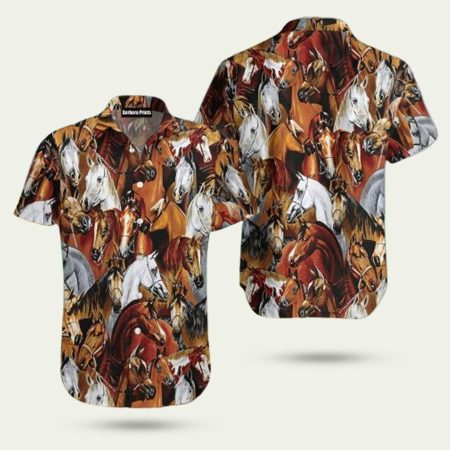 Kentucky Derby Horse Racing Face Hawaiian Shirt