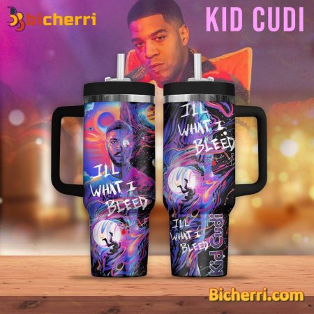 Kid Cudi ILL What I Bleed 30oz or 40oz Stainless Tumbler With Handle NVA