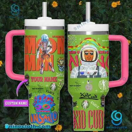 Kid Cudi Moon Man Personalized 40oz Tumbler With Handle HG