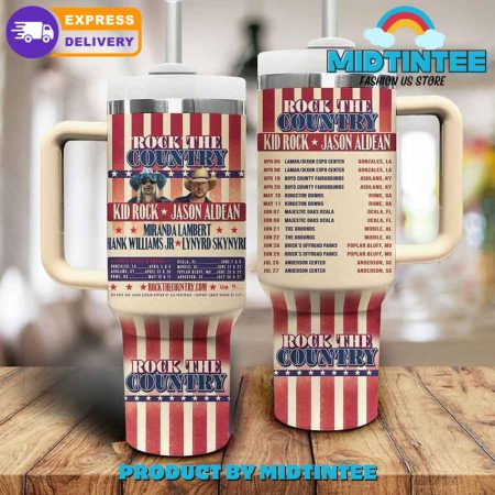 Kid Rock The Country  30oz or 40oz Tumbler With Handle HG