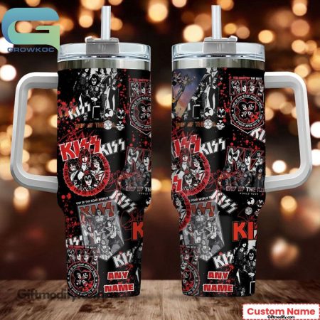 Kiss Band Love Album Cover Personalized 30oz or 40oz Stainless Tumbler With Handle NVA