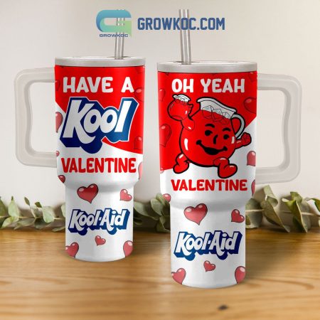 Kool-Aid Have A Kool Valentine 30oz or 40oz Stainless Tumbler With Handle NVA