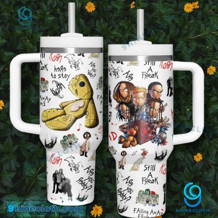 Korn Still A Freak 40oz Tumbler With Handle HG