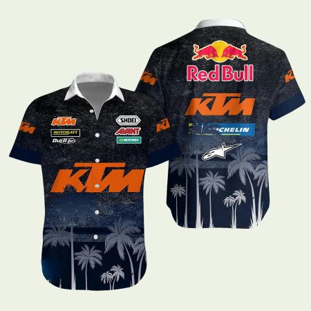 Ktm Factory Racing Pura2479 Hawaiian Shirt