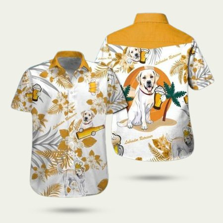 Labrador Retriever Beer Hawaiian Shirt