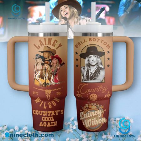 Lainey Wilson Bell Bottom Country 40oz Tumbler With Handle HG