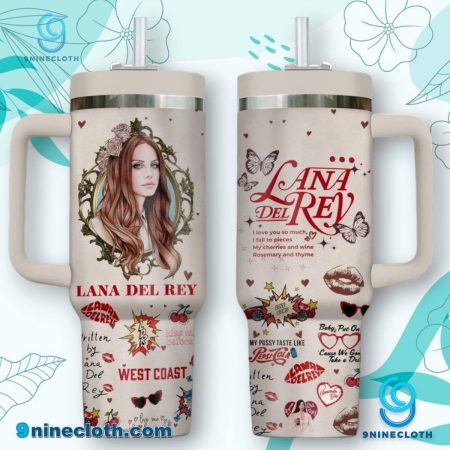Lana Del Rey West Coast 40oz Tumbler With Handle HG