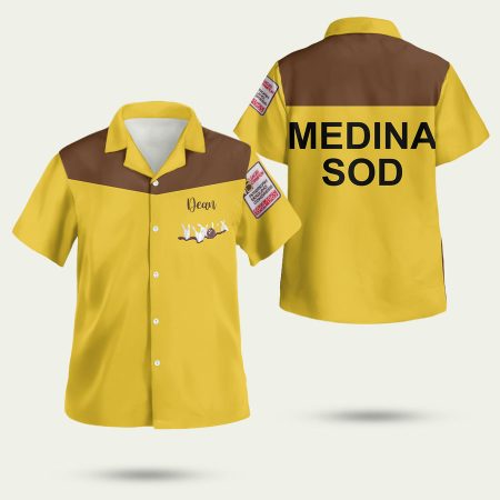 Lebowskialoha Medina sod Hawaiian Shirt