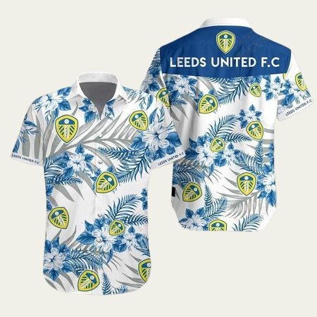 Leeds united premier league football summer hawaiian shirt