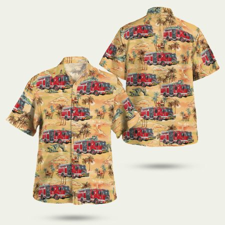 Letterkenny Army Depot Fire Department Engine 13 Hawaiian Shirt