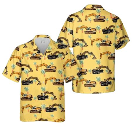 Liebherr 974 Excavator Cheap Hawaiian Shirt
