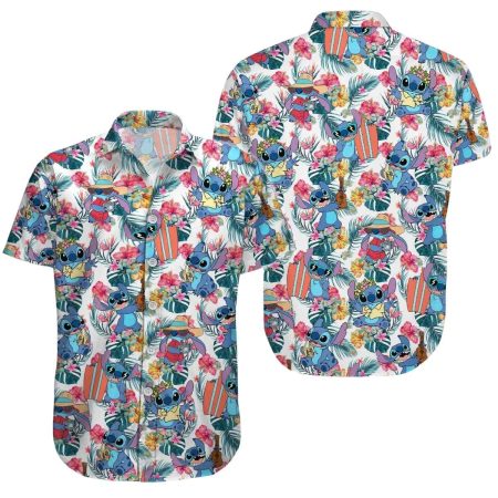 Lilo And Stitch Disney Character Hawaiian Shirt