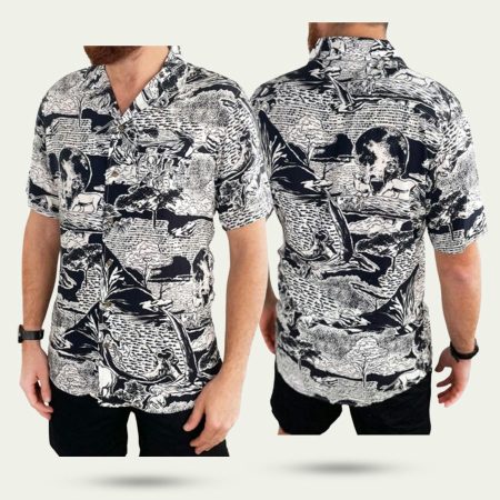 Lion King Black And White Vacation Hawaiian Shirt