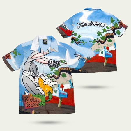Looney Tunes That’s All Folks Hawaiian Shirt