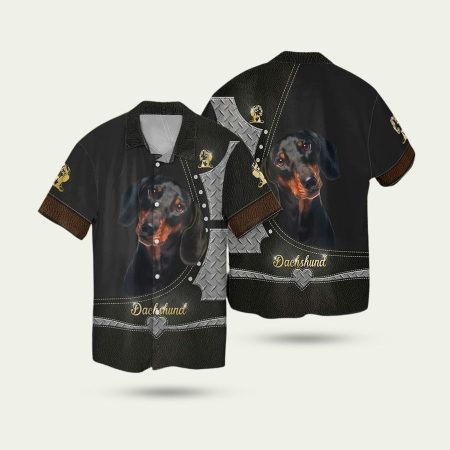 Love Dachshund Hawaiian Shirt