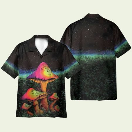 Lovely Hippie Mushroom Hawaiian Shirt