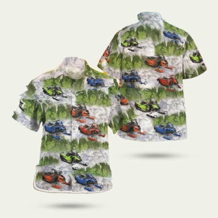 Lynx Snowmobile Hawaiian Shirt