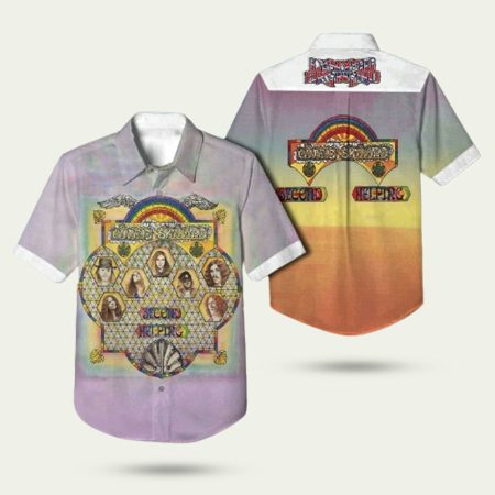 Lynyrd Skynyrd Second Helping Album Cover Hawaiian Shirt