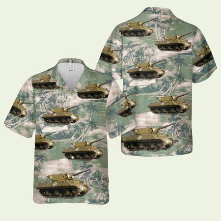 M10 Tank Destroyer Wwii Hawaiian Shirt
