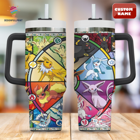 Eevee Evolutions Rug Eevee Pokemon Rug Home Decor Customized 30oz or 40 Oz Tumbler CP