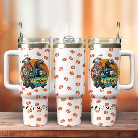 Horror Movie Characters Movie Custom  Quencher 30 or 40oz  Stainless Steel Tumbler HG With Handle