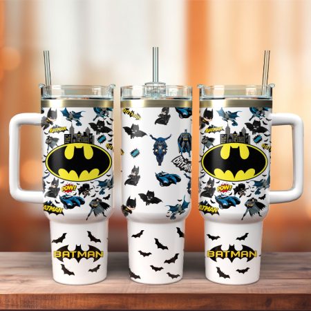 The Batman Movie Custom  Quencher 40oz Stainless Steel Tumbler HG