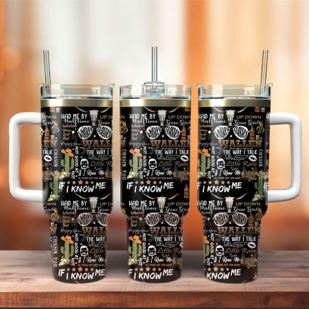 Morgan Wallen Music if i know me Custom  Quencher 40oz Stainless Steel Tumbler HG