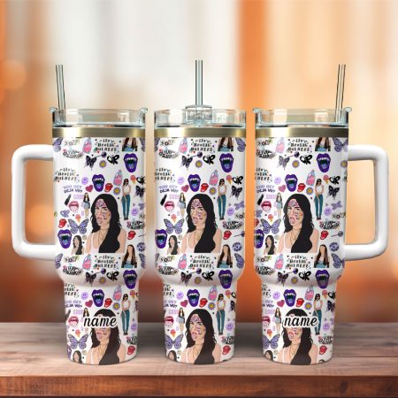 Olivia Rodrigo Music Custom Quencher Stainless Steel Custom Quencher 30oz or 40oz Stainless Steel Tumbler With Handle HG With Handle