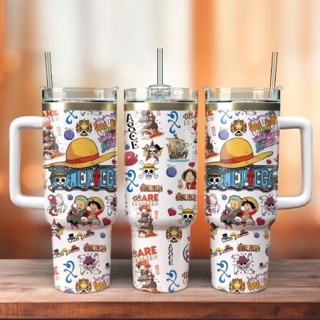 One Piece Anime TV Series  Custom Quencher 30oz or 40oz Stainless Steel Tumbler With Handle HG With Handle