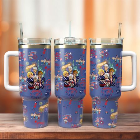 The Golden Girls TV Series Custom Stanley Quencher  30oz or 40oz Stainless Steel Tumbler With Handle HG Stainless Steel Tumbler
