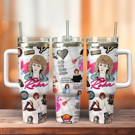 Reba McEntire Music Movie Custom  Quencher 40oz Stainless Steel Tumbler HG