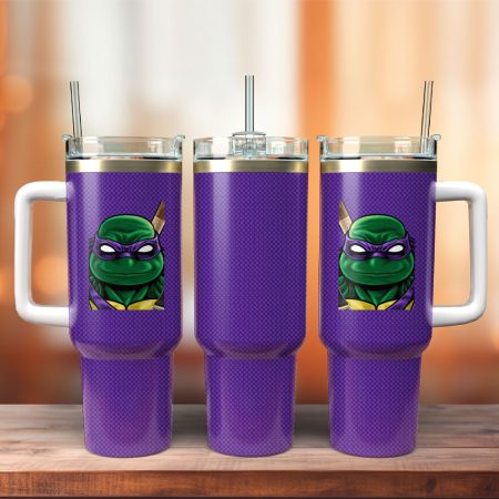 Teenage Mutant Ninja Turtles Movie Custom  Quencher 40oz Stainless Steel Tumbler HG