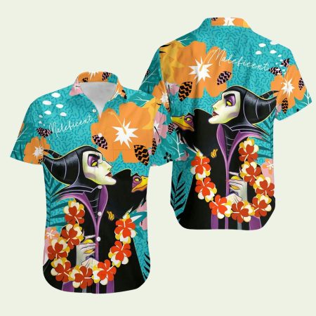Maleficent Disney Cartoon Lover Hawaiian Shirt