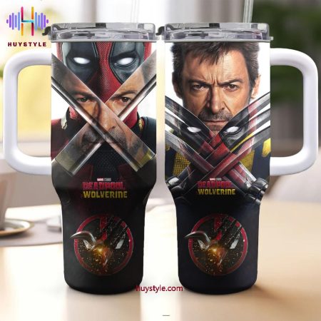Marvel Studios Deadpool & Wolverine  Tumbler With Handle HG 40oz