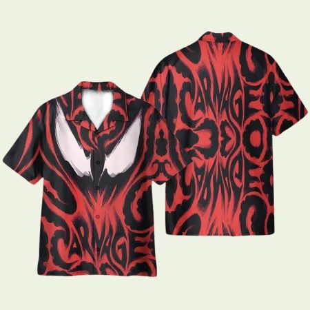 Marvel Movie Spider Man Venom Cosplay Hawaiian Shirt