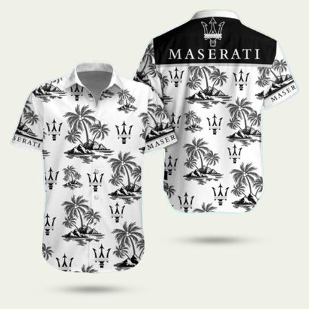 Maserati Coconut Pattern Hawaiian Shirt