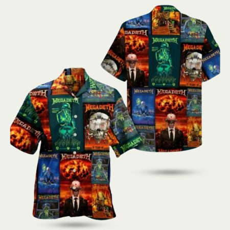 Megadeth Colorful Hawaiian Shirt