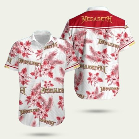 Megadeth Floral Hawaiian Shirt