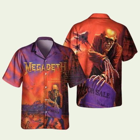 Megadeth Peace Sells But Whos Buying 1986 Unisex Hawaiian Shirt