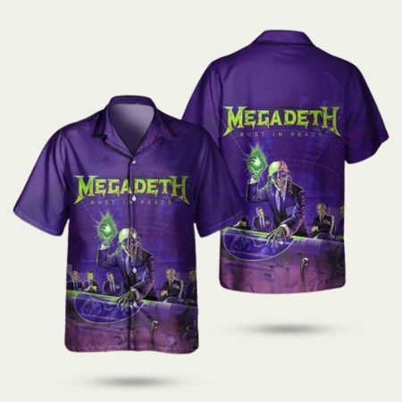 Megadeth Rust In Peace Style 2 Hawaiian Shirt
