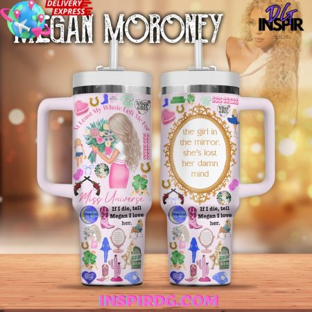 Megan Moroney Miss Universe 30oz or 40oz Stainless Tumbler With Handle NVA