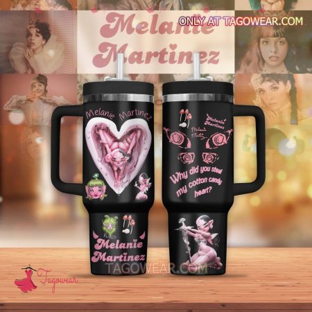 Melanie Martinez Why Did You Steal My Cotton Candy Heart HFN 30oz or 40oz Stainless Steel Tumbler With Handle
