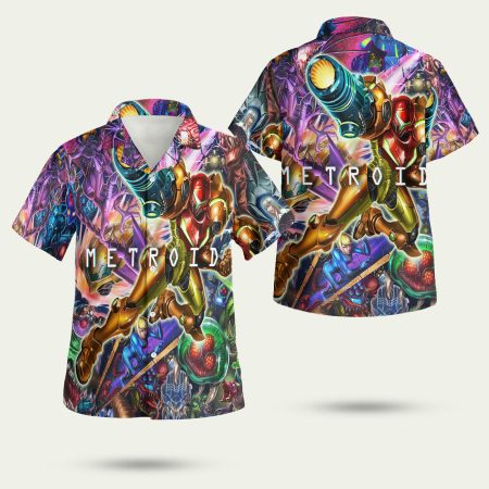 Metroid Dread Hawaiian Shirt