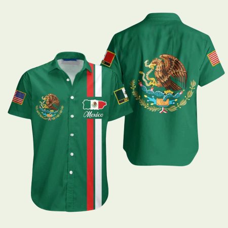 Mexican Green Aloha Hawaiian Shirt