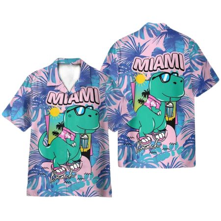 Miami South Beach Cool Funny Hawaiian Shirt