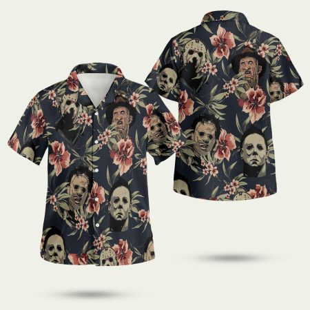 Michael myers top killer horror movie Hawaiian Shirt