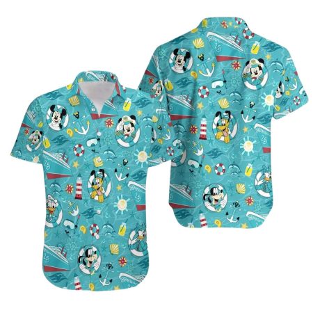 Mickey Mouse And Friends Cruise Line 2025 Summer Vacation Hawaiian Shirt