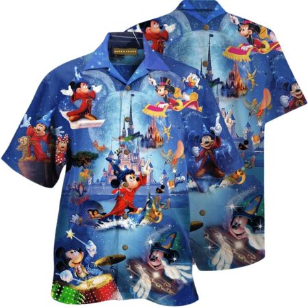 Mickey Mouse Magician Hawaiian Shirt