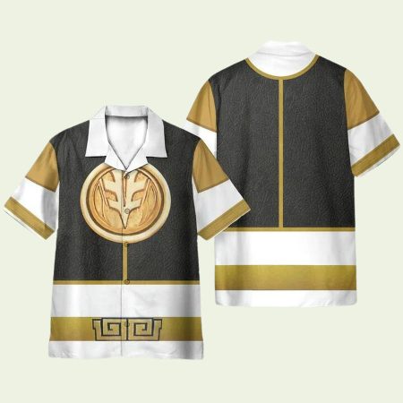 Mighty Morphin Power Rangers Movie Yellow Cosplay Hawaiian Shirt